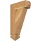 Ekena Millwork Traditional Arts & Crafts Rough Sawn Bracket, Western Red Cedar, 4"W x 14"D x 22"H BKT04X14X22TRA03RWR - alternate 1